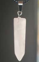 Halskette Y-526 - Quarz Kristall Obelisk 3,3cm