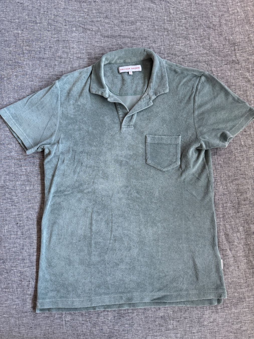 Magliette Polo: Orlebar Brown Terry Polo S grey/blue – Usato da Gockhausen venduto da jdu_hzd2