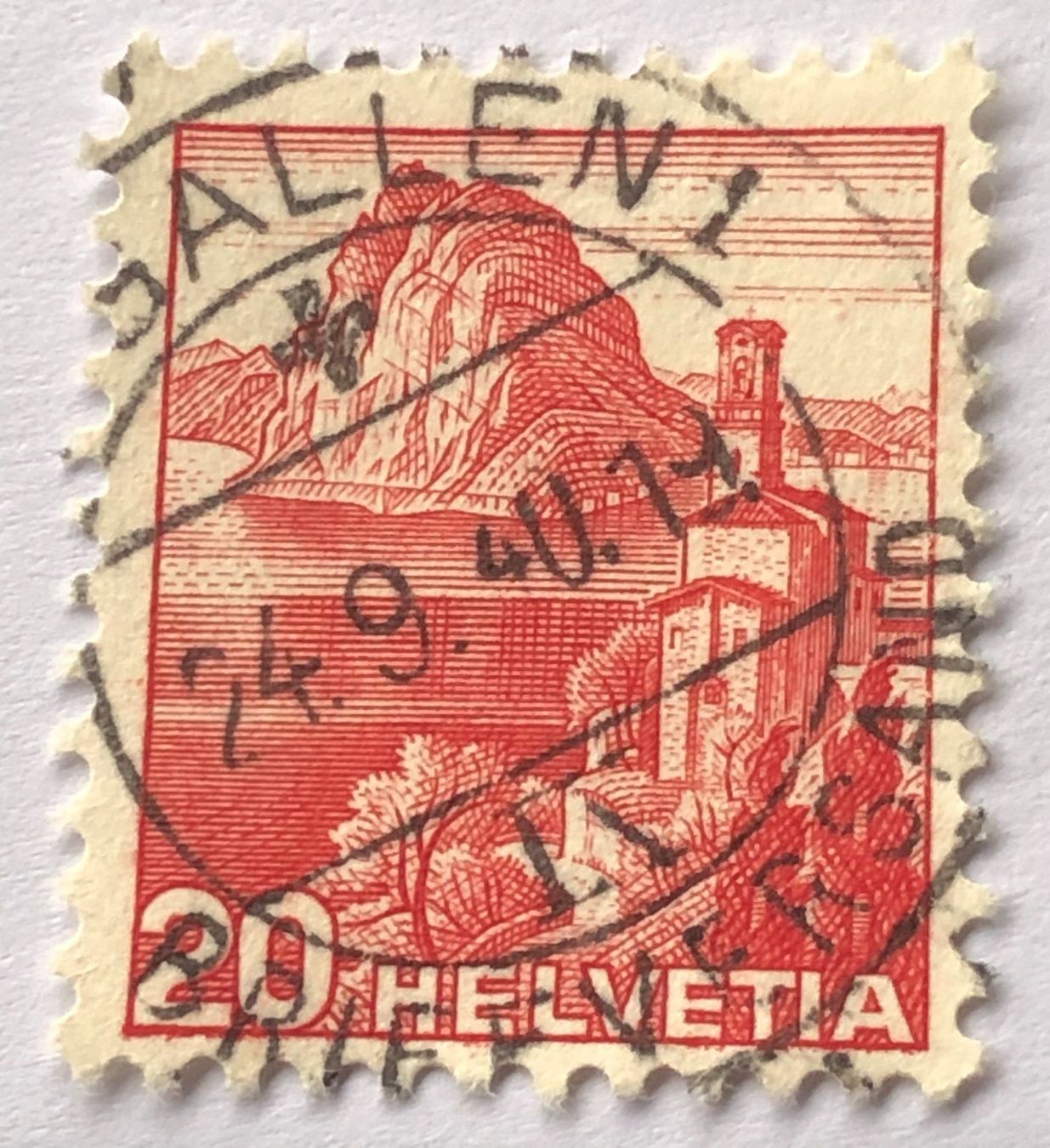 Tutti i francobolli: Nr.215  mit Vollstempel St.Gallen – Usato da Aarau venduto da Billa007