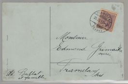 Pro Juventute n° 7 sur carte