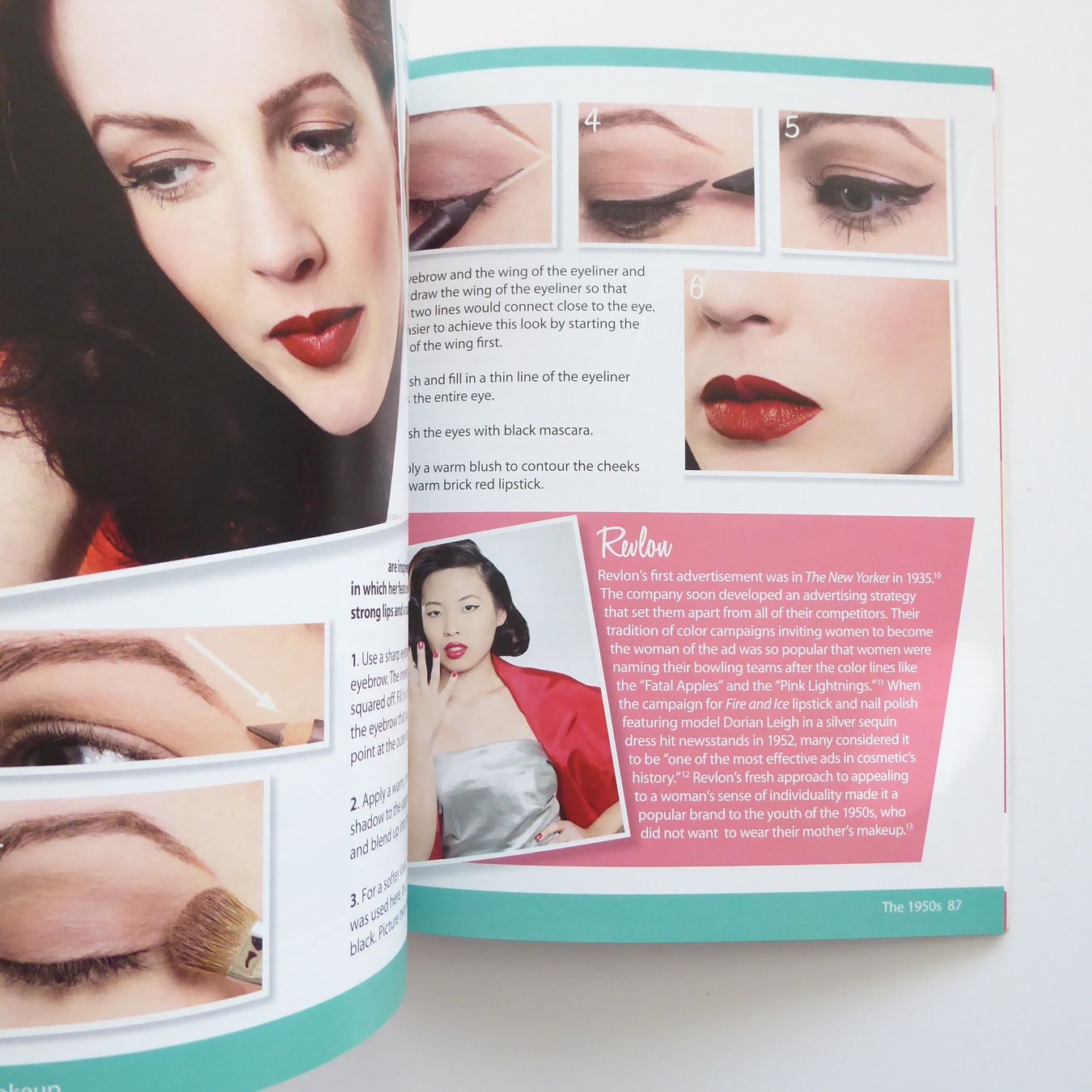 Libri: Retro Makeup - Techniques for Appling the Vintage Look – Usato da Basel venduto da Kunterbunt12 3