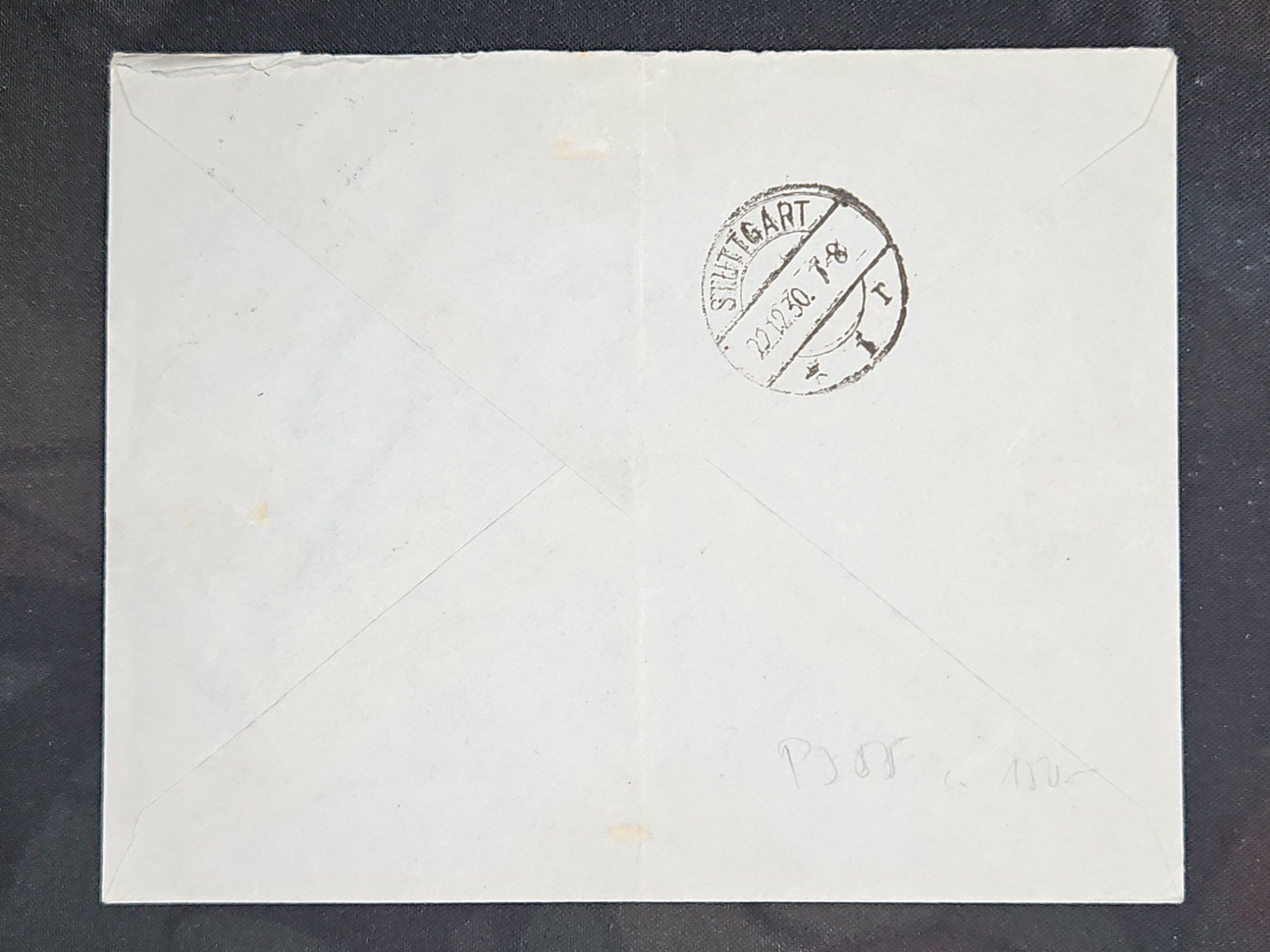 Tutti i francobolli: CL23 Enveloppe + Timbre Suisse 1930 – Usato da Cousset venduto da Patrick_Collections 1