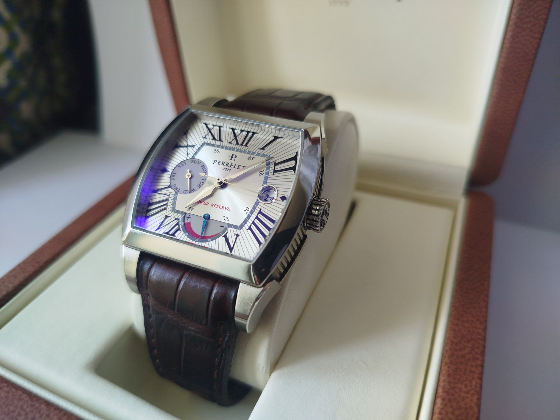 Perrelet Orologi: Perrelet Power Reserve Automatique – Usato da Savagnier venduto da Botteron_Recycling 2