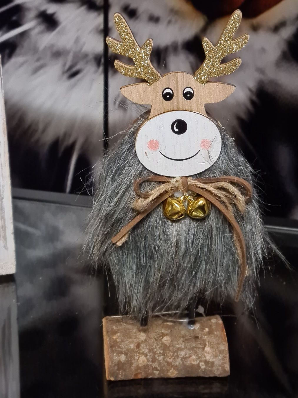 Tutte le decorazioni: Weihnachts Deko Holz /Fell – Nuovo e nell'imballaggio originale da Amriswil venduto da kleindeko 1