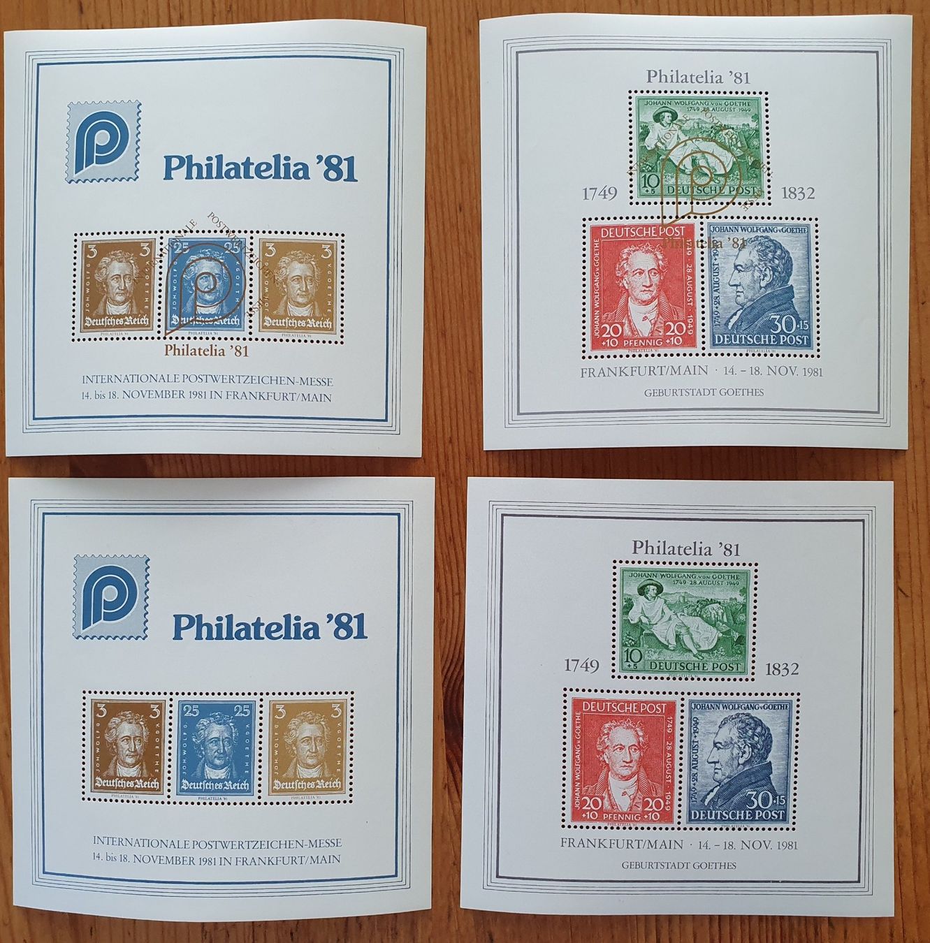 Tutti i francobolli: BRD Vignetten: Philatelia 81 / postfrisch + gestempelt – Usato da Dällikon venduto da Minita