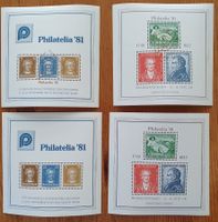 BRD Vignetten: Philatelia 81 / postfrisch + gestempelt