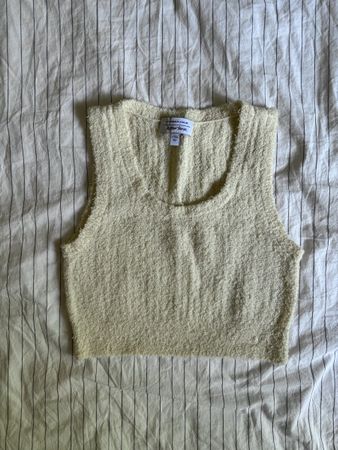 Wool blend female summer crop top & other stories S new