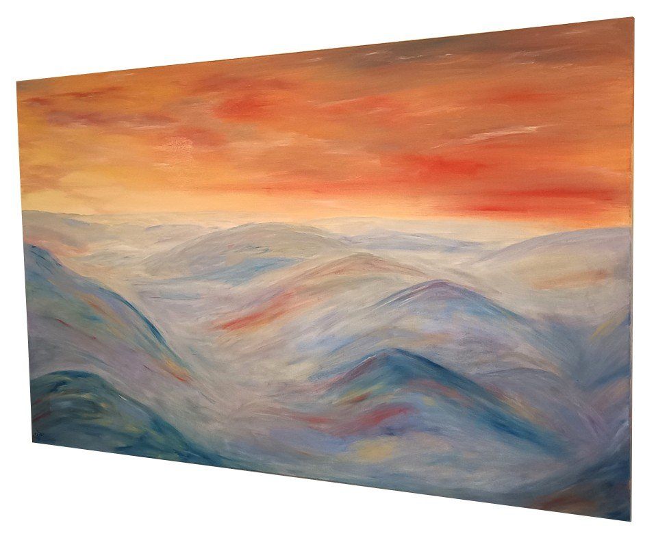 Gemälde: Orginal Oelgemälde Ewich Sonntag - Hügu (2010) – Gebraucht aus Seon von galerie5dHafenknelle 1