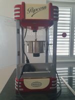 Nostalgia Popcornmaschine rot/silber Retro-Design neuwertig
