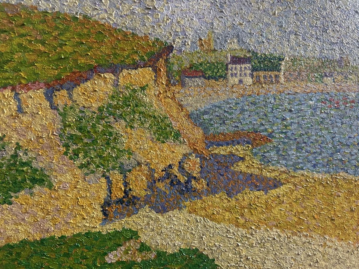 Gemälde: Original Gemälde - Pointillismus Stil - Top Zustand! – Gebraucht aus Glarus von KunstWerkEr-LS87 1