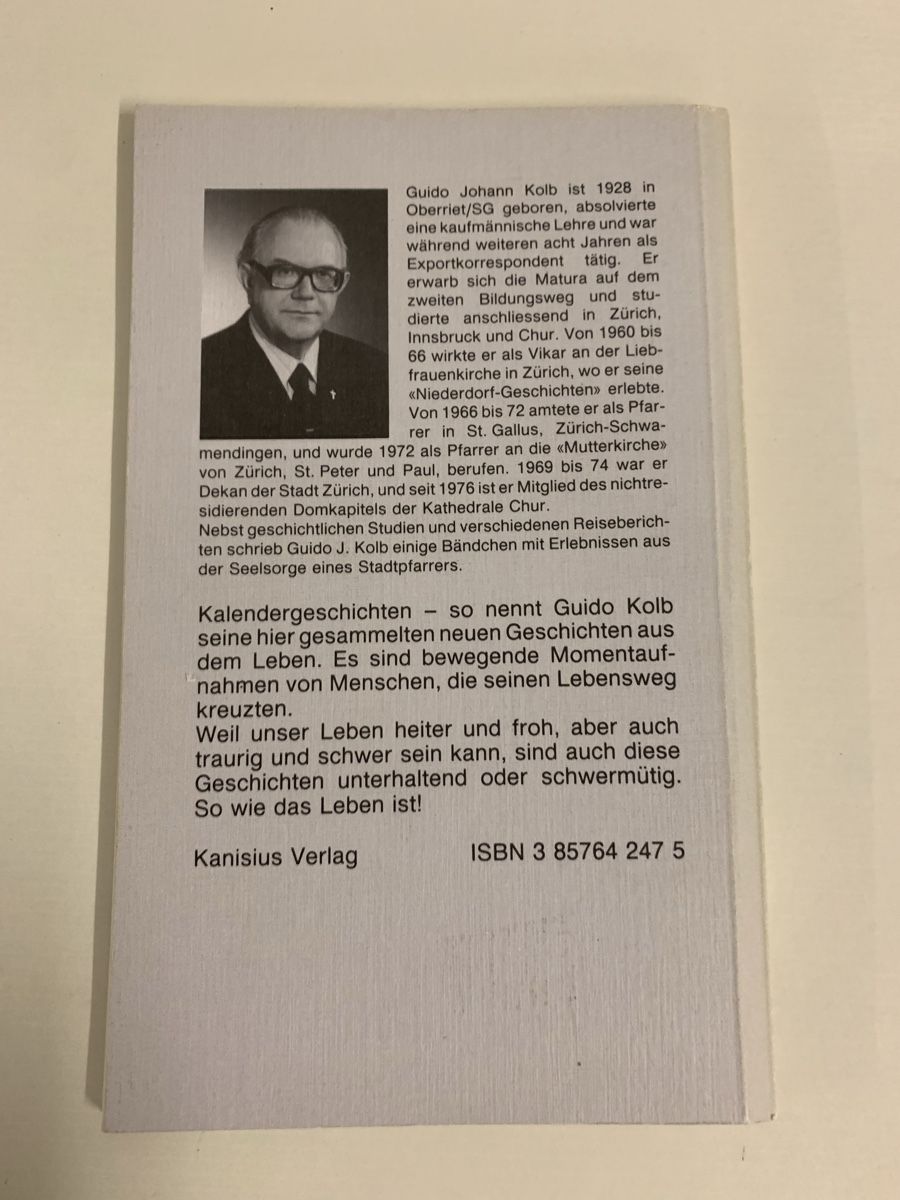 Libri: Guido J. Kolb - Anruf nach Mitternacht – Nuovo (secondo la descrizione) da Erlenbach ZH venduto da Ritschly 1