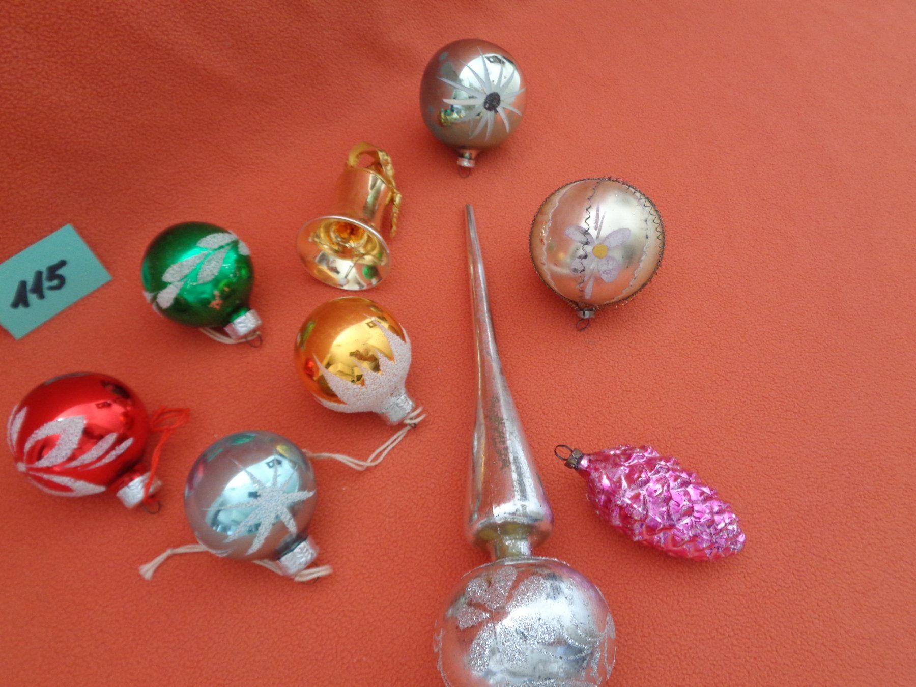 Alle Dekorationen: Alter Christbaumschmuck 9-teilig mit Spitz – Gebraucht aus Chur von omonia 1