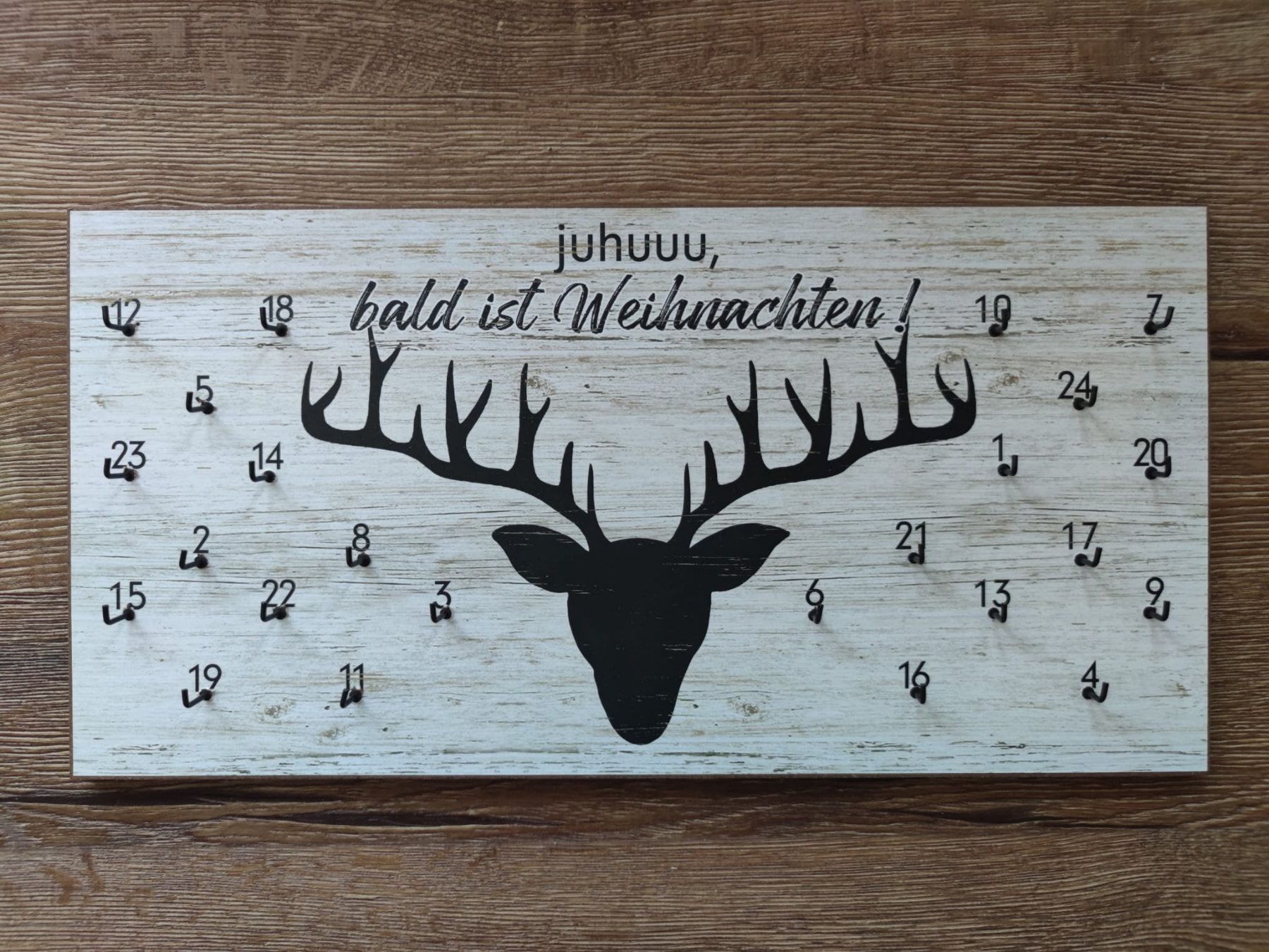 Kalender: Personalisierter Adventskalender, Aufhänger – Neu (gemäss Beschreibung) aus Fribourg von Elyngwen
