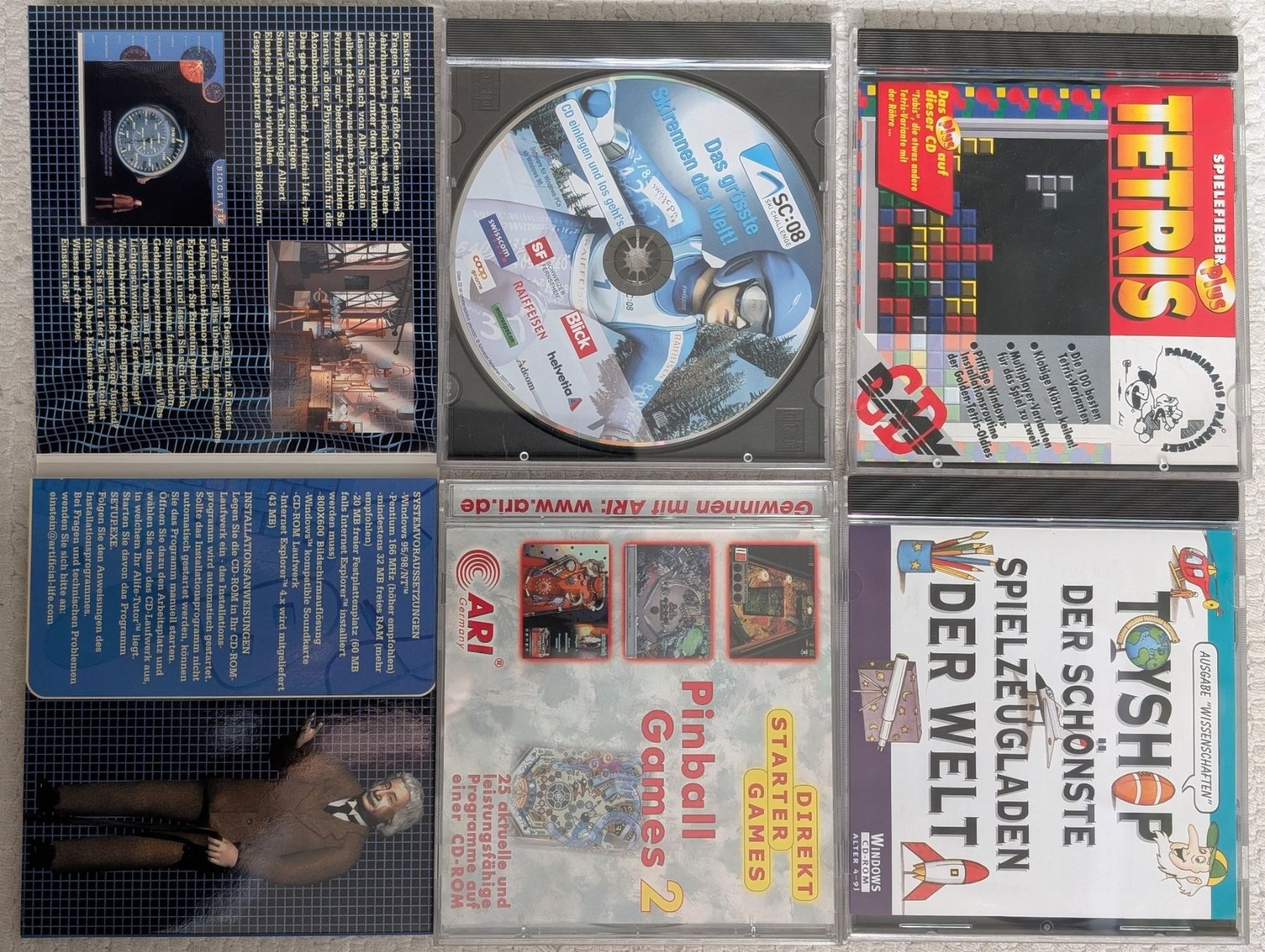 CD: Retro CD-Games Sammlung: Tetris, Einstein & Mehr! – Usato da Stallikon venduto da jmt_21n 1