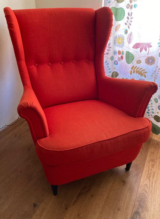 IKEA Strandmon Ohrensessel rot Kaufen auf Ricardo