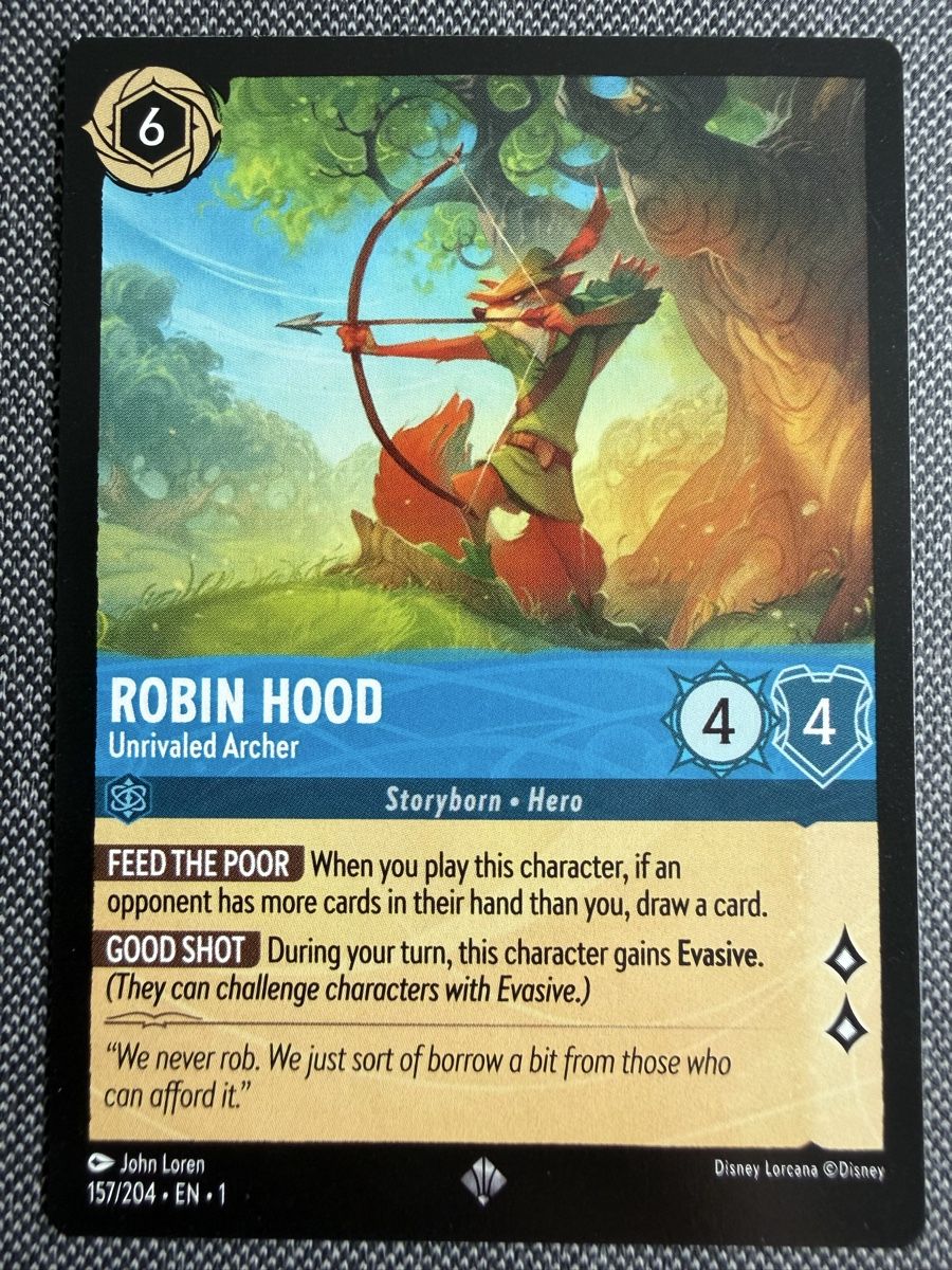 Disney Carte collezionabili: Robin Hood - Unrivaled Archer – Nuovo (secondo la descrizione) da Allenwinden venduto da nam_1988