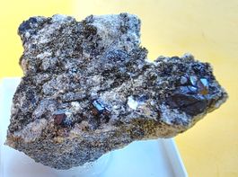Mineralien Sammelsett Amethyst,  Hämatit, Rutil...