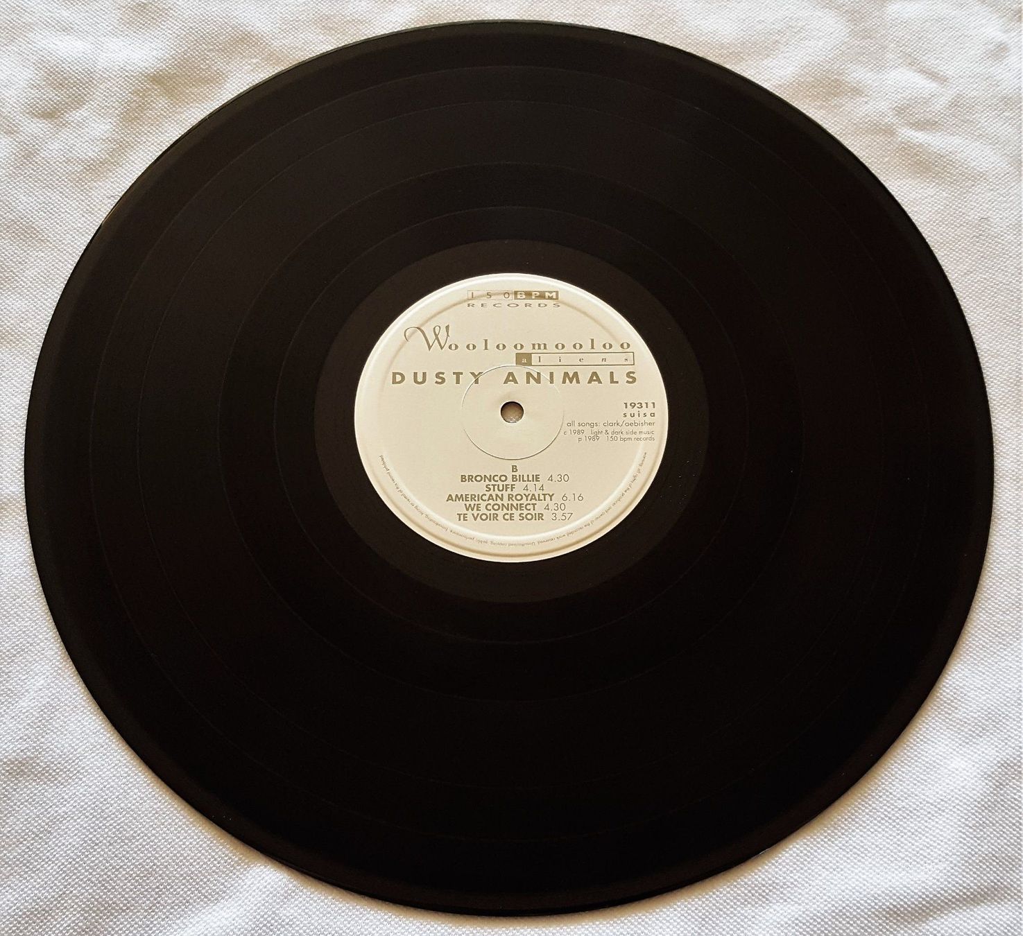 Schallplatten: Wooloomooloo Aliens – Dusty Animals - 1989 - CH First Press – Gebraucht aus Uster von Zardodel 3