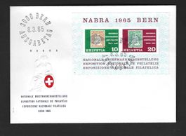 CH FDC Satz 1965
