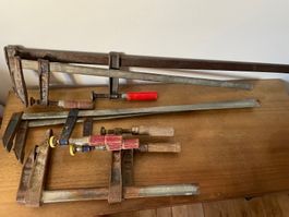 Richa Sissa Schraubzwingen 8 Stück Länge 30cm - 110cm