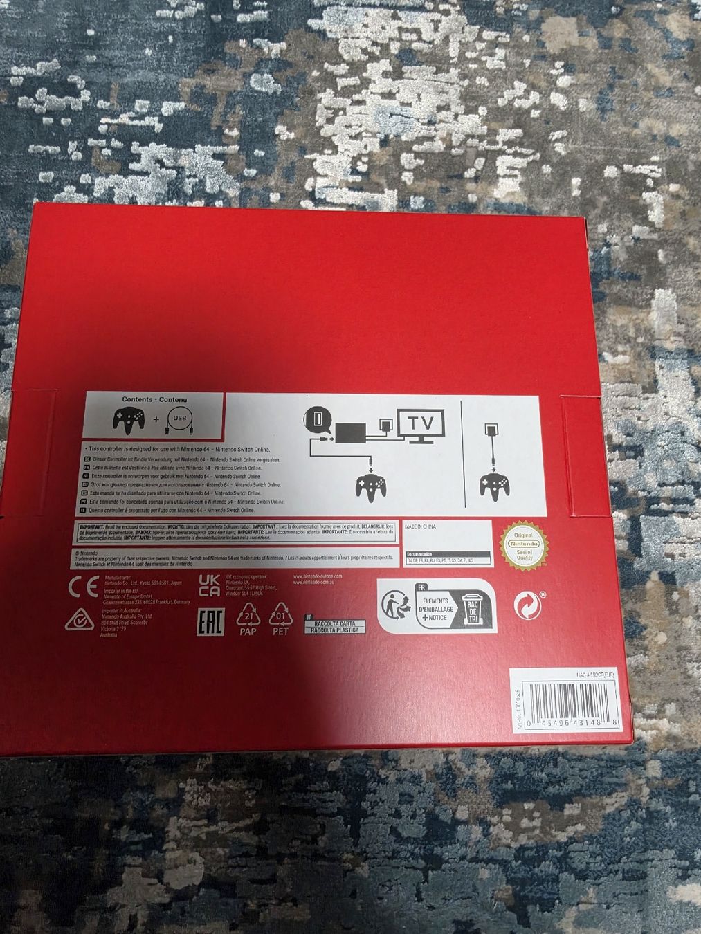 Controller: Nintendo Switch N64 Controller neu in OVP original – Nuovo e nell'imballaggio originale da Oensingen venduto da 3.mvc 1