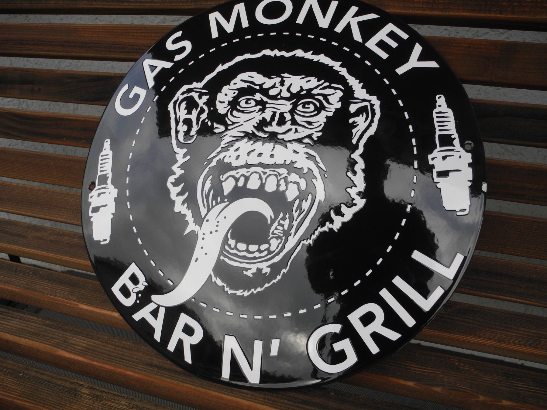 Schilder: GAS MONKEY  EMAILSCHILD – Neu (gemäss Beschreibung) aus Reinach AG von Huckleberrysix 6