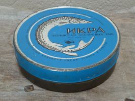 Retro Dose: Russische Kaviar Dose, Vintage
