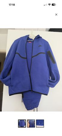Survêtement Nike Tech Fleece bleu, état satisfaisant
