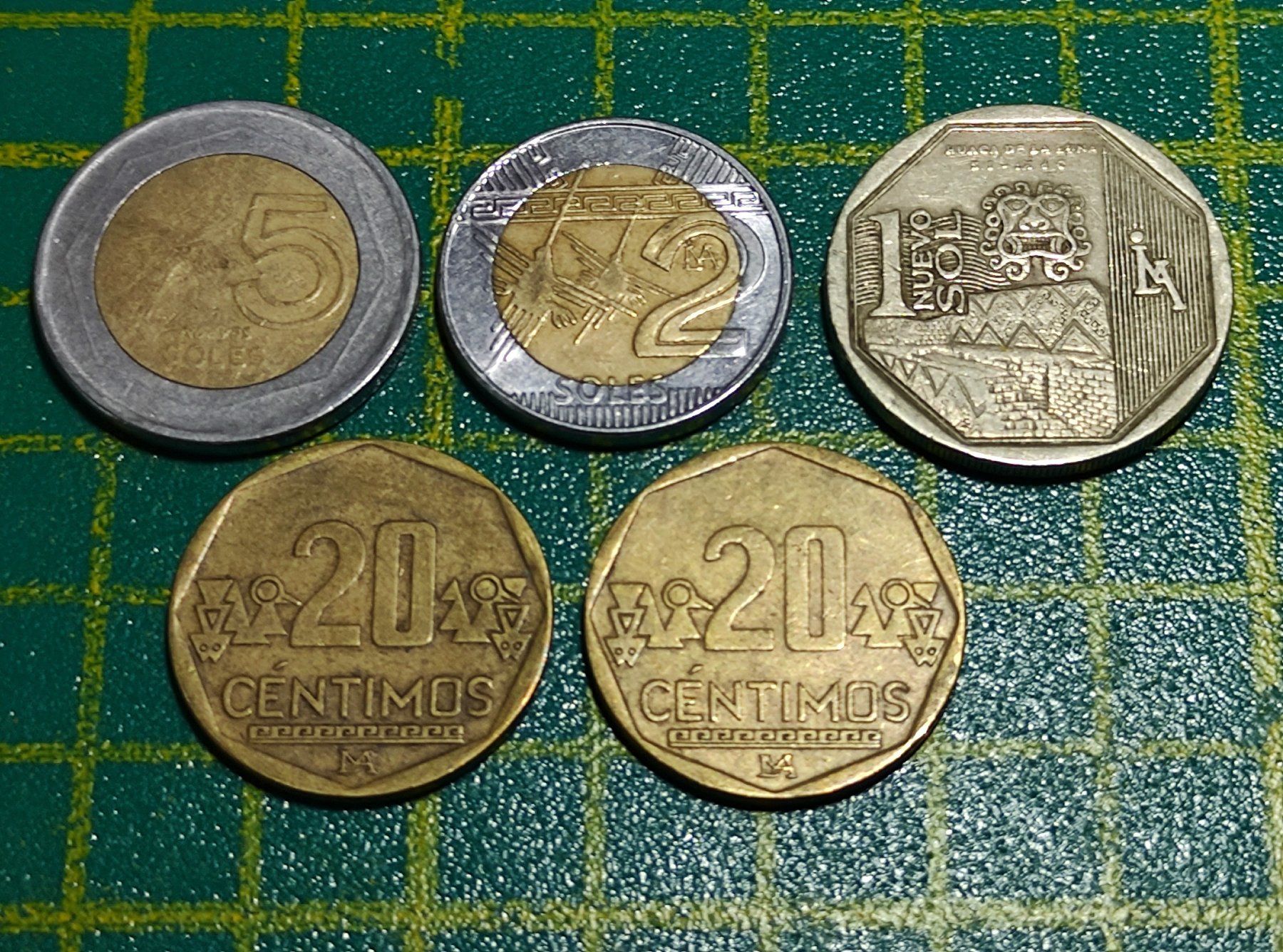 Tutti le monete: 5 Münzen aus Peru – Usato da Baar venduto da Maxlee75 1