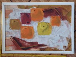 Hanns W. Scheller (1896-1964), "Früchte auf weissem Tuch"