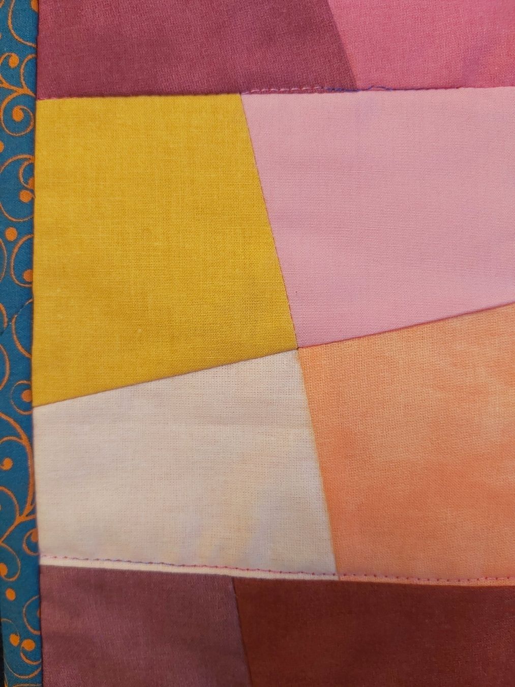 Tutte le decorazioni: Patchwork Quilt "Herbstgold" Unikat 119 x 84 cm – Nuovo (secondo la descrizione) da Wetzikon ZH venduto da Meltingpot29 1