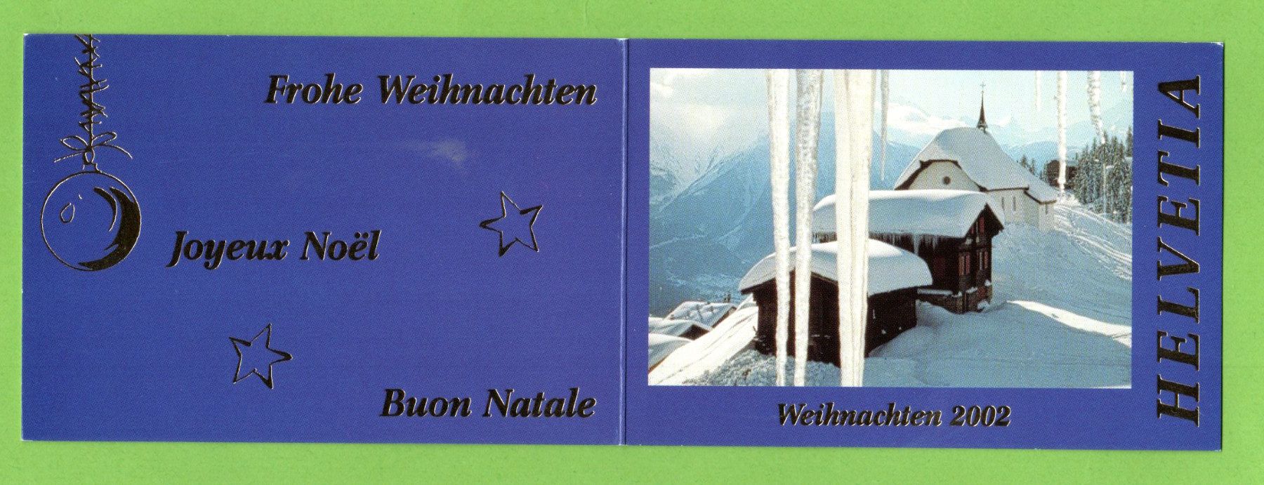 Tutti i francobolli: 2002 Markenheft Weihnachten siehe Bilder – Usato da Stein am Rhein venduto da Huehnerhund 2
