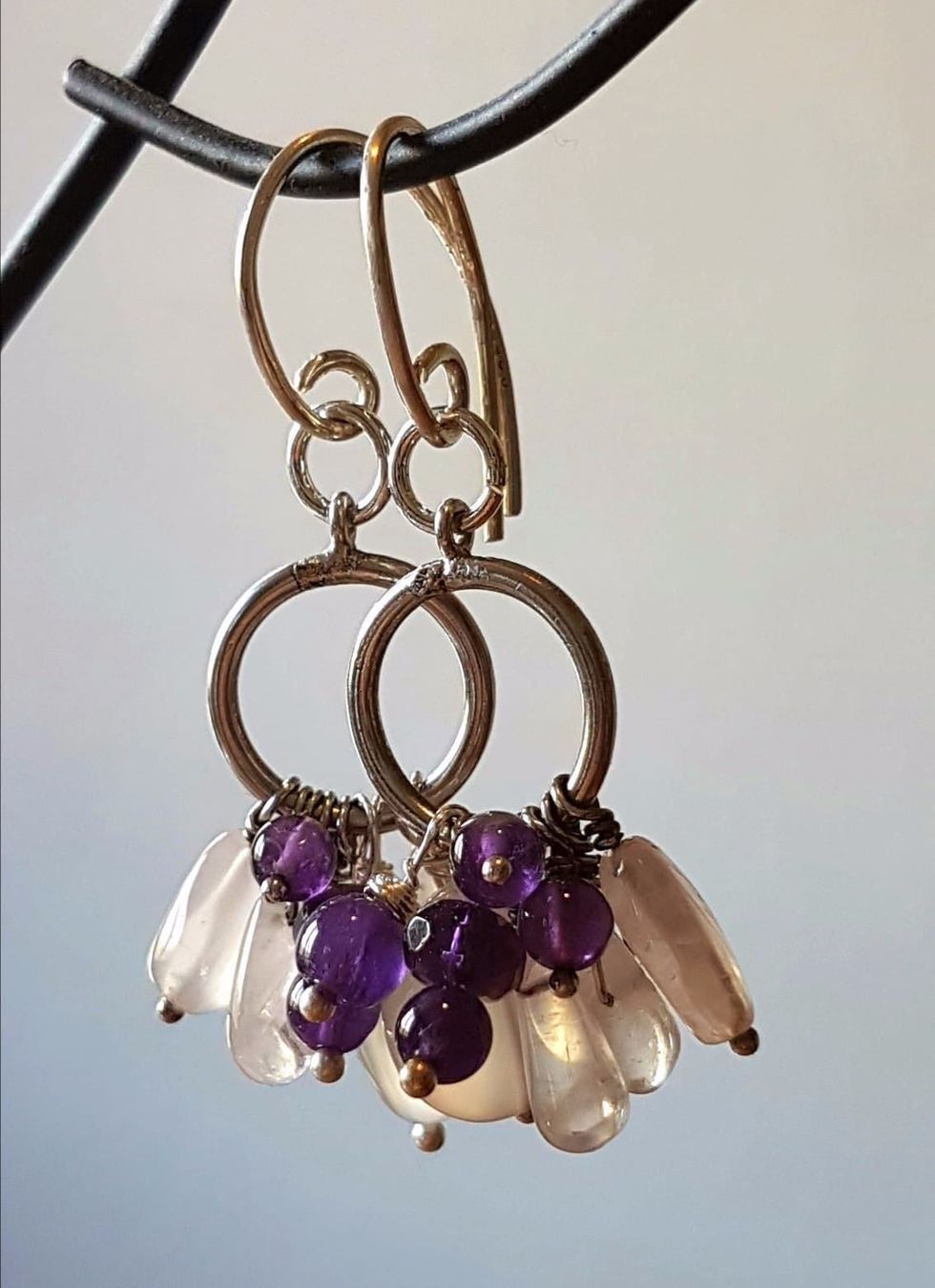 Orecchini pendenti & Orecchini a lobo: Boucles d'oreilles Améthystes et Argent 925 – Nuovo e nell'imballaggio originale da Veyrier venduto da Leilazizou 1