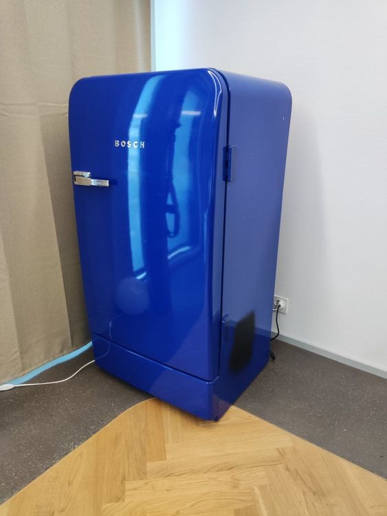 Bosch Retro Kuhlschrank Blau