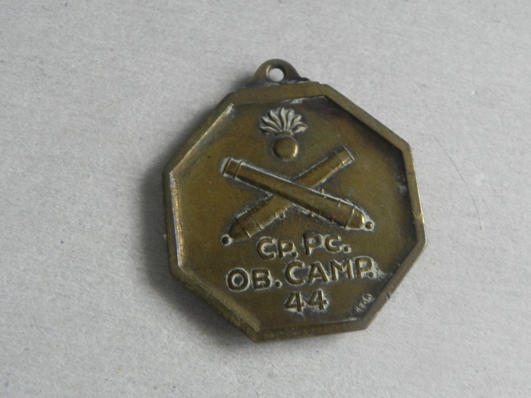 Medaillen: Medaille Schweiz Militär Noel 1940 CP.PC.OB.Camp.44 – Gebraucht aus Siebnen von krimsie 1