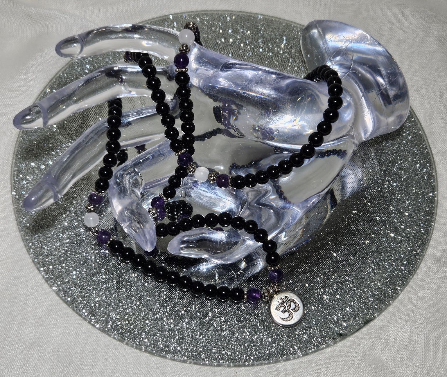 Bracciali & Braccialetti: 108 Mala Perlen OM Armk. - Spendenaktion – Nuovo (secondo la descrizione) da Unterkulm venduto da Nachtigall 3