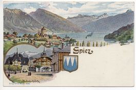 Litho SPIEZ Bahnhofplatz