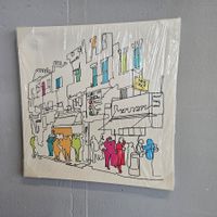 Street Scene by Tom Frazier für IKEA Wandbild Lysing 1999