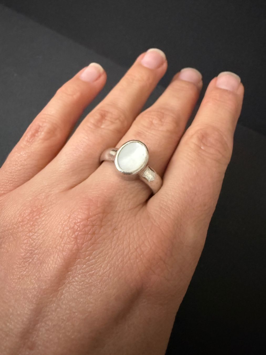 Bagues: Silber Ring mit Perlmutt 925 – D'occasion à Spiegel b. Bern par Rogger72 4