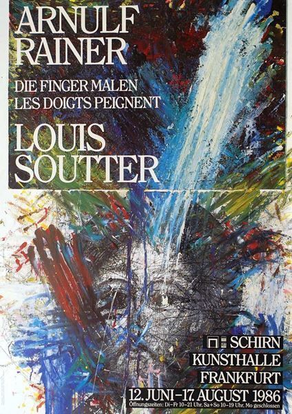 Foto & Immagini: Arnulf Rainer / Louis Sutter ,  Finger – Nuovo (secondo la descrizione) da Bern venduto da Vintage-Art-Poster