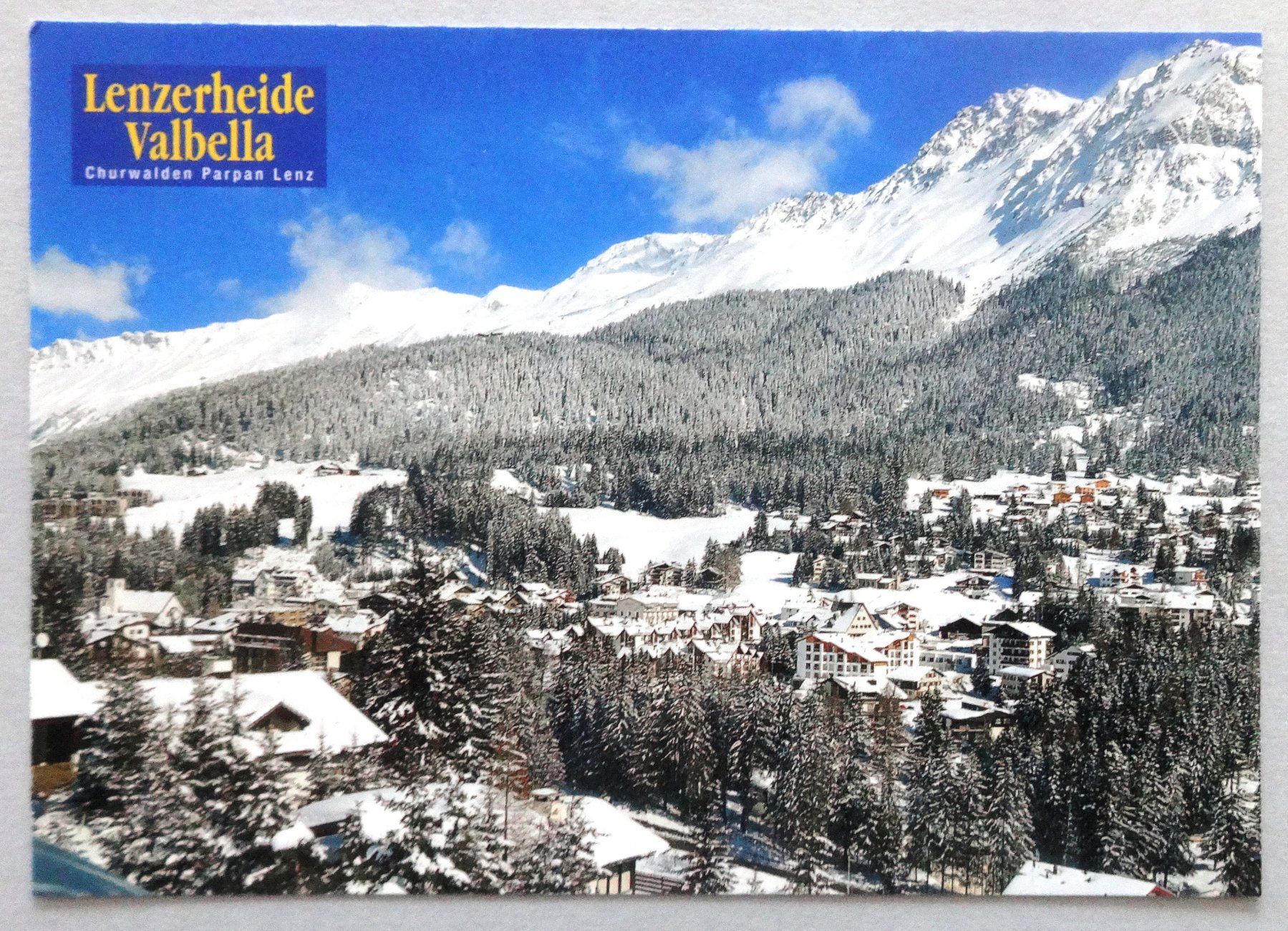 Ansichtskarten: Lenzerheide, Rothorn – Gebraucht aus Fétigny von Billy2miny