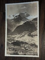 Vintage Swiss Alps Postcard, Gstaad and Wildhorn, 1940s.