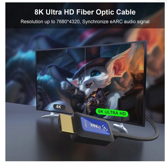 Cavi: Câble HDMI 8K fibre optique 7.5m – Nuovo e nell'imballaggio originale da Courtepin venduto da marco_polo_xiii 2