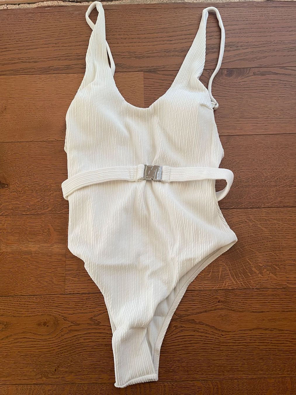 Costumi da bagno & Bikini: Wunderschöner weisser Badeanzug Gr M Neu – Nuovo (secondo la descrizione) da Bassersdorf venduto da Sandy456 1
