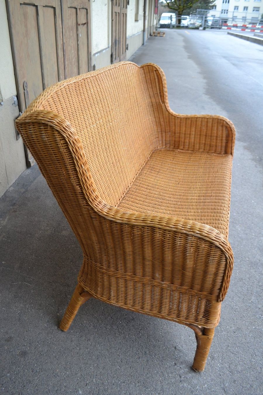 Stühle: Korbstuhl Rattan 2 Sitzer – Gebraucht aus Wil SG von  1
