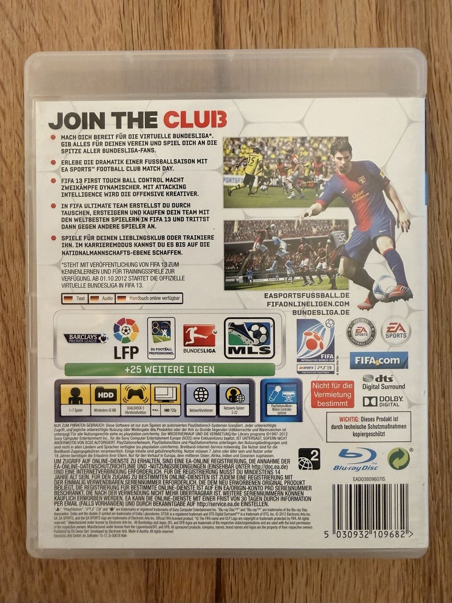 Sony Jeux: PS3 FIFA 13 – Neuf (Voir description) à Kriens par Genschi 1