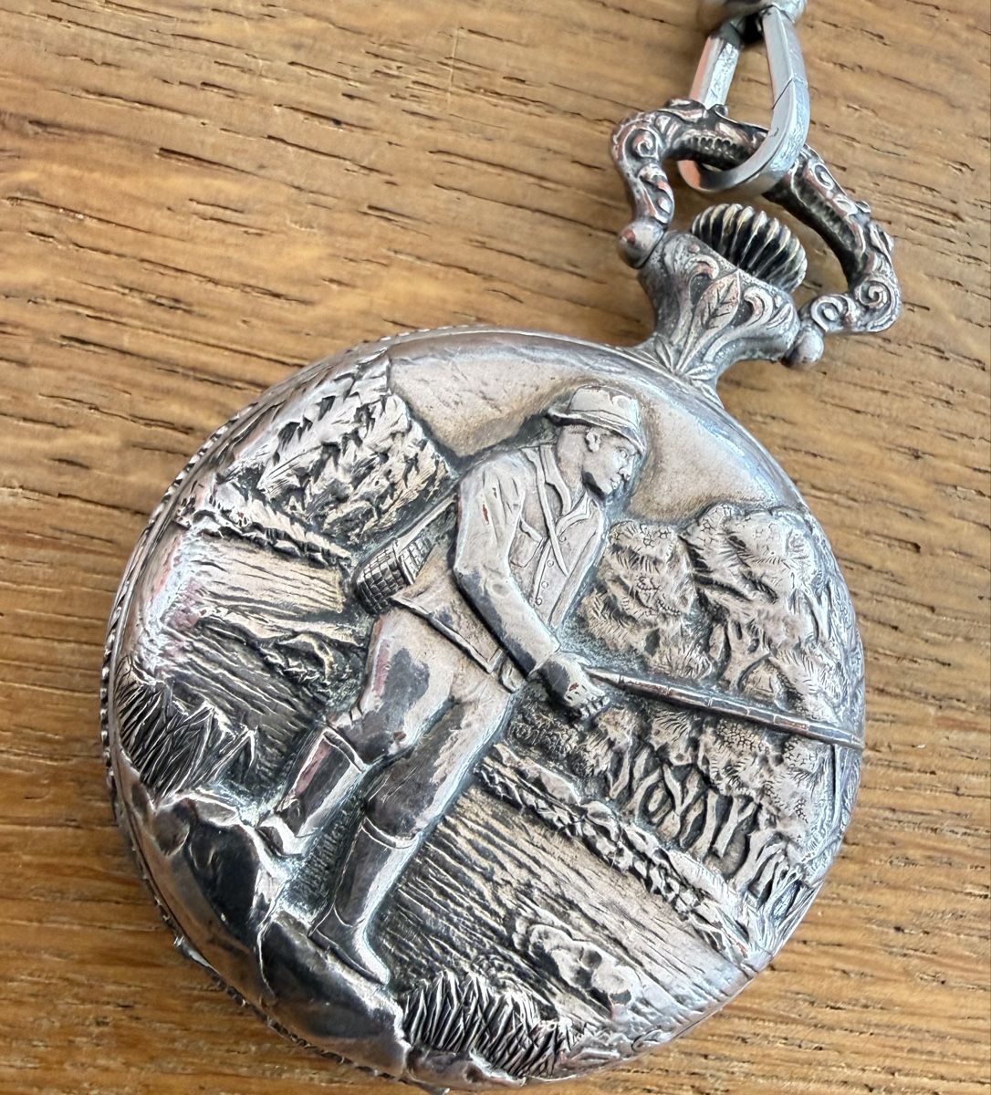 Swiss Uhren: Taschenuhr Creation mit Kette, Sackuhr – Gebraucht aus Goldach von Messerguru 3