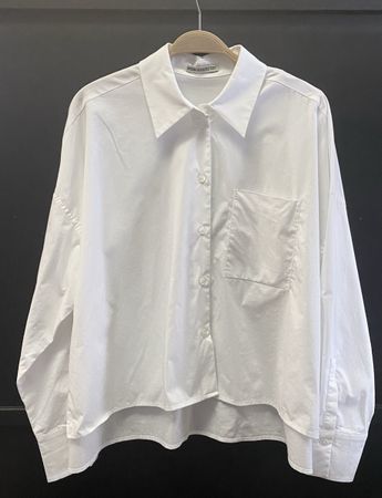 DRYKORN BLUSE WEISS KASTENSCHNITT 36/38 NEUW. 