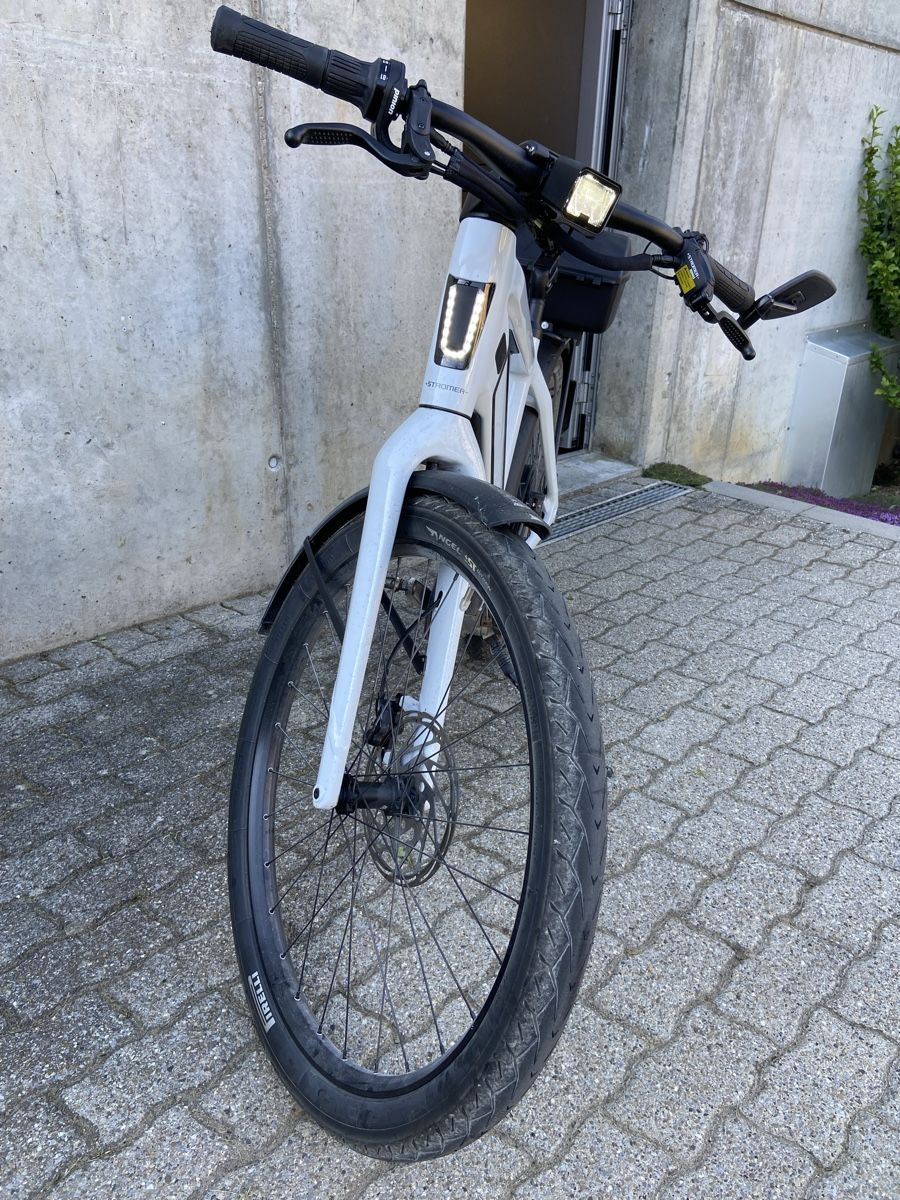 Stromer Biciclette: Stromer ST3 Pinion E-Bike, weiss, fast neu – Usato da Schwarzenburg venduto da Maxipriest 1