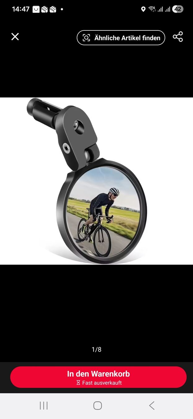 Pezzi di ricambio: Velospiegel – Nuovo e nell'imballaggio originale da Schaffhausen venduto da Schweiz-Suisse 5